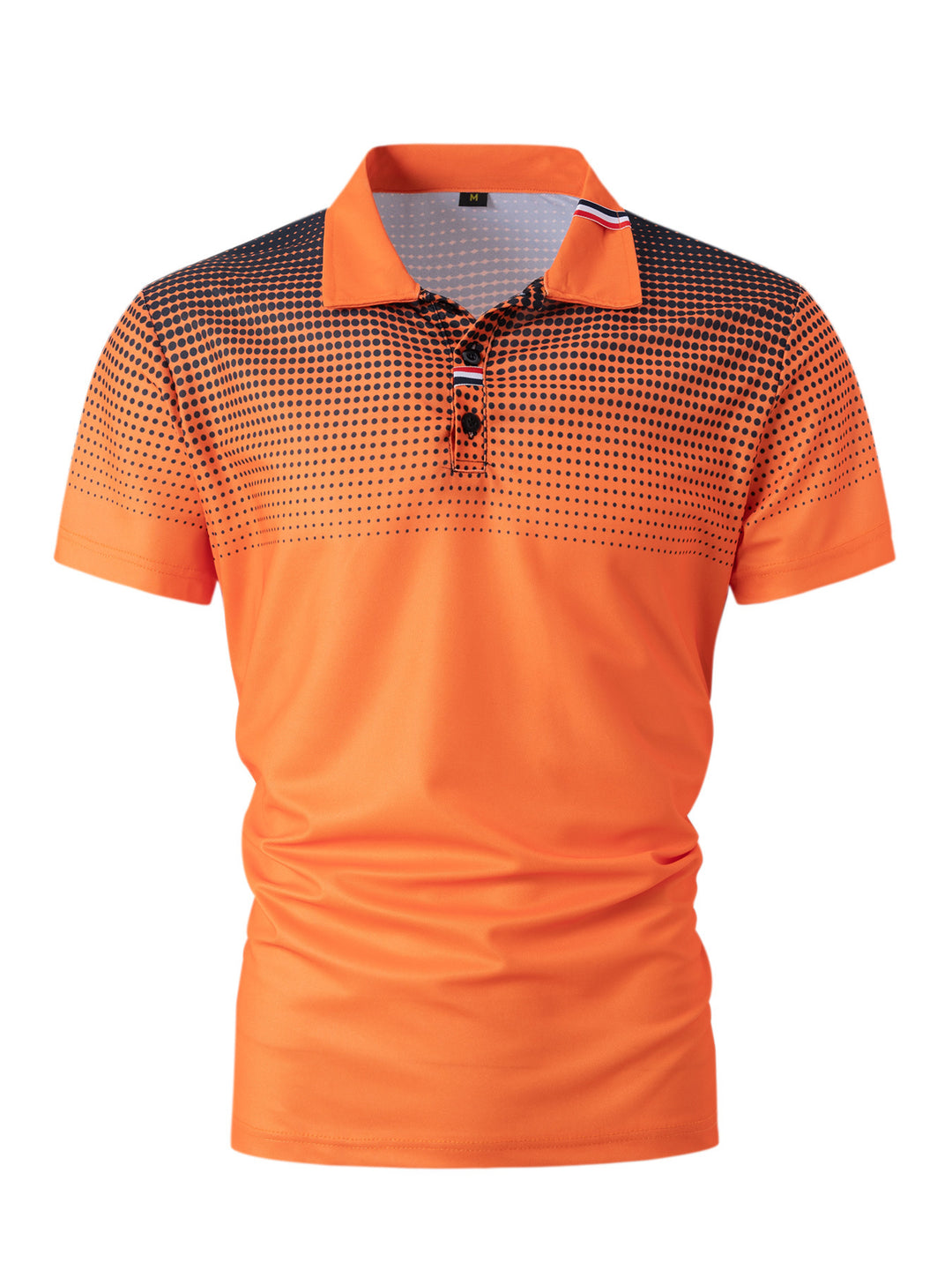 Herrer polo skjorte med moderne grafikdesign og åndbart materiale Stilla