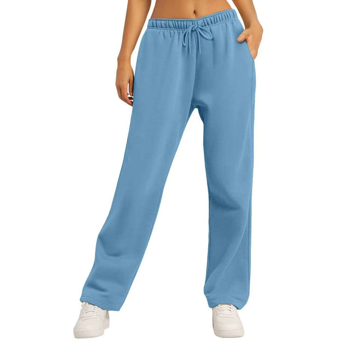 Dame Komfortable Casual Joggingbukser med Side lommer Skovae