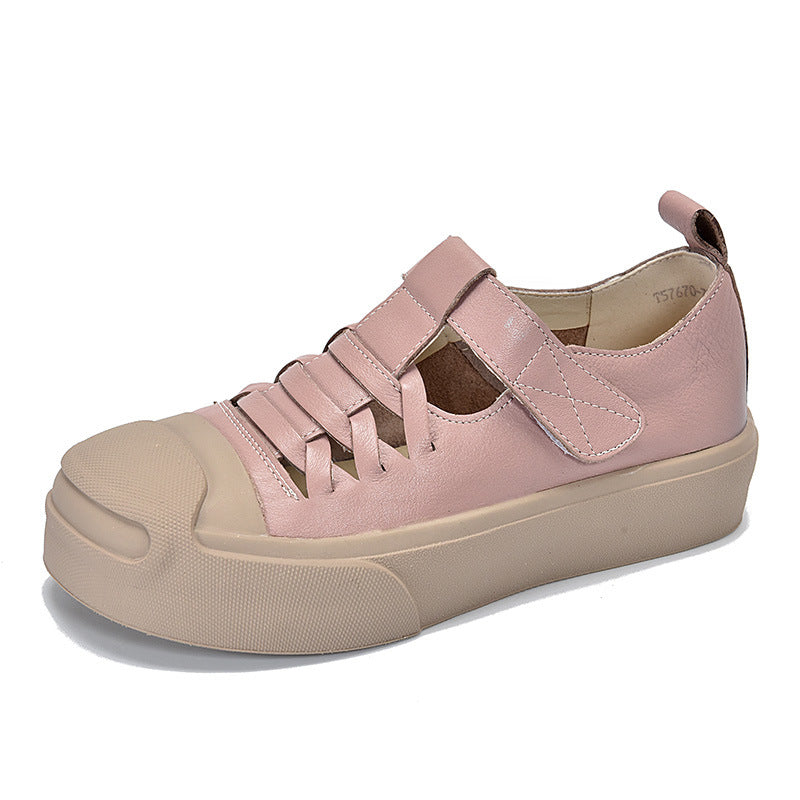 Dame Behagelige Slip-On Sneakers med justerbar velcro og moderne design Stilla