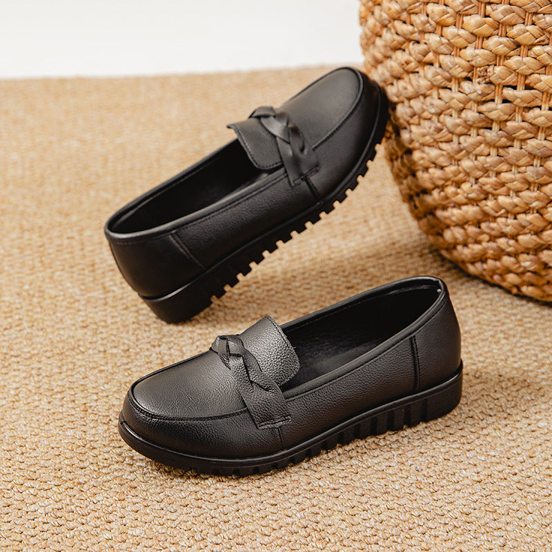 Femme Stilfulde Flettede Slippers Stilla