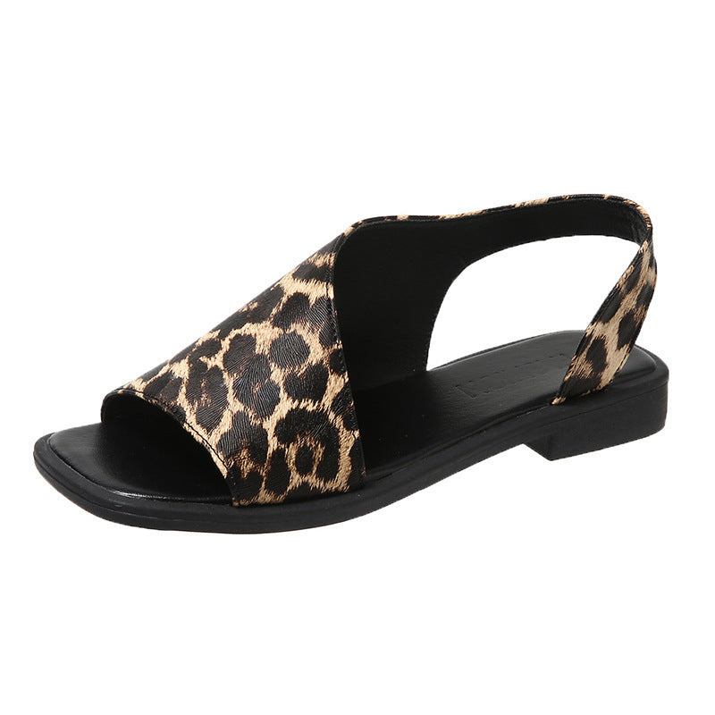 Dame Slide-sandaler med unikt skelet-design og åben hæl Stilla