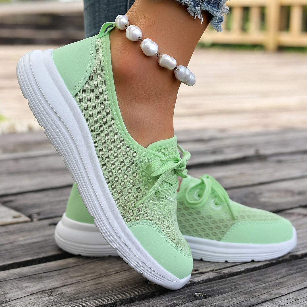 Dame Lette og åndbare sneakers med netstruktur Stilla