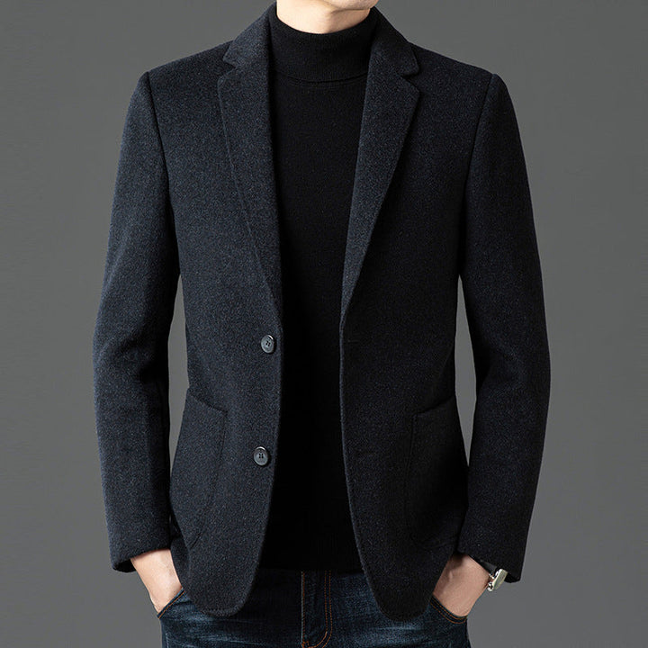 Stilla | Uld Slim Fit Reverskrave To Knap Business Fritid