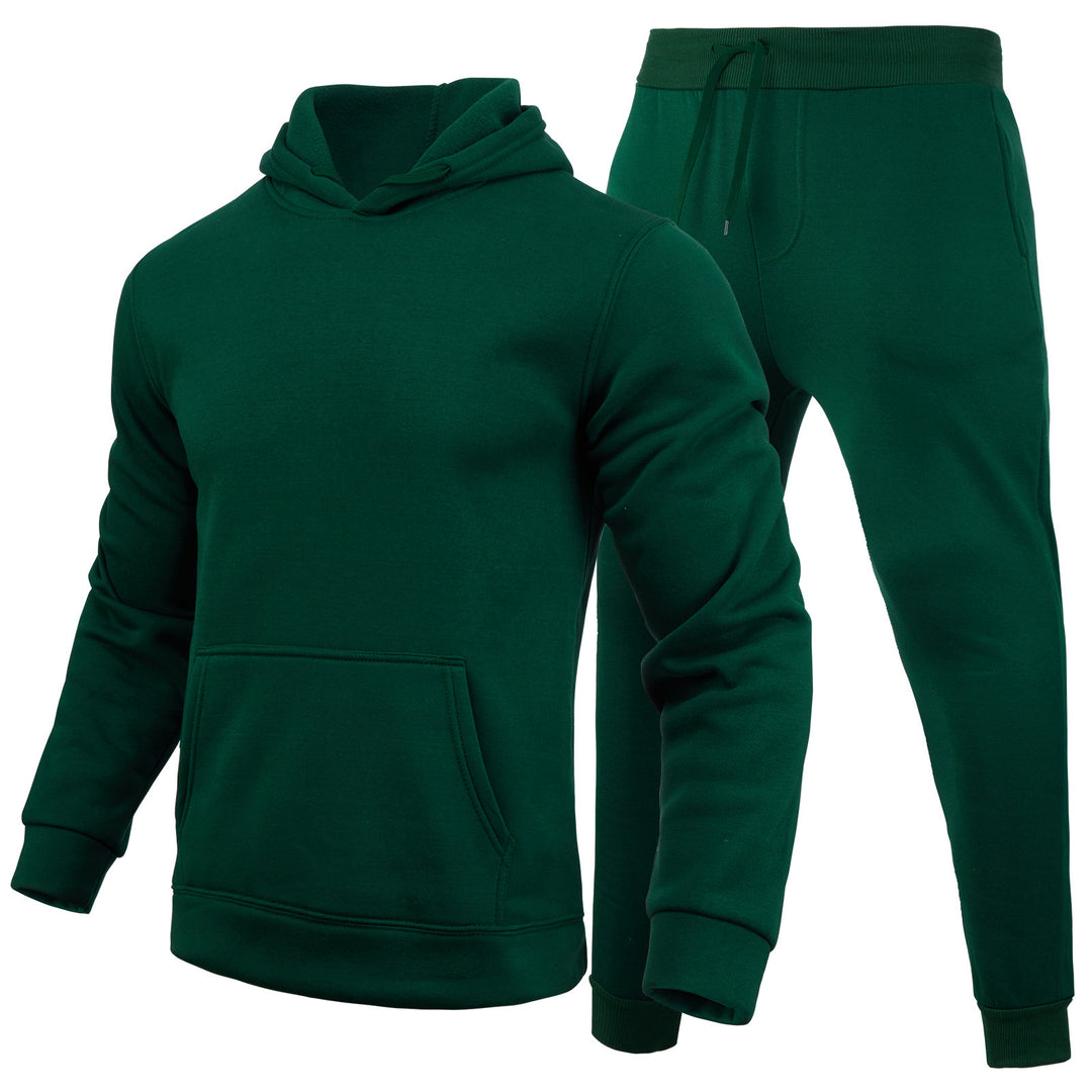Kvinders sporty hoodie og jogger sæt lavet af højkvalitets bomuldsblanding Skovae