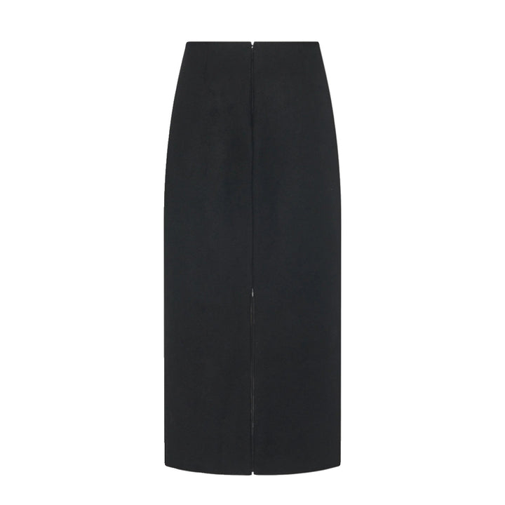 Dame Midi-nederdel med elegant snit og højt talje design Stilla