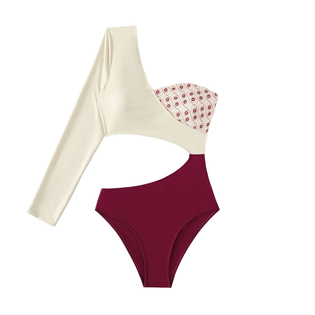 Dame enheder badedragt med asymmetrisk design og stilfulde cut-out-detaljer Stilla