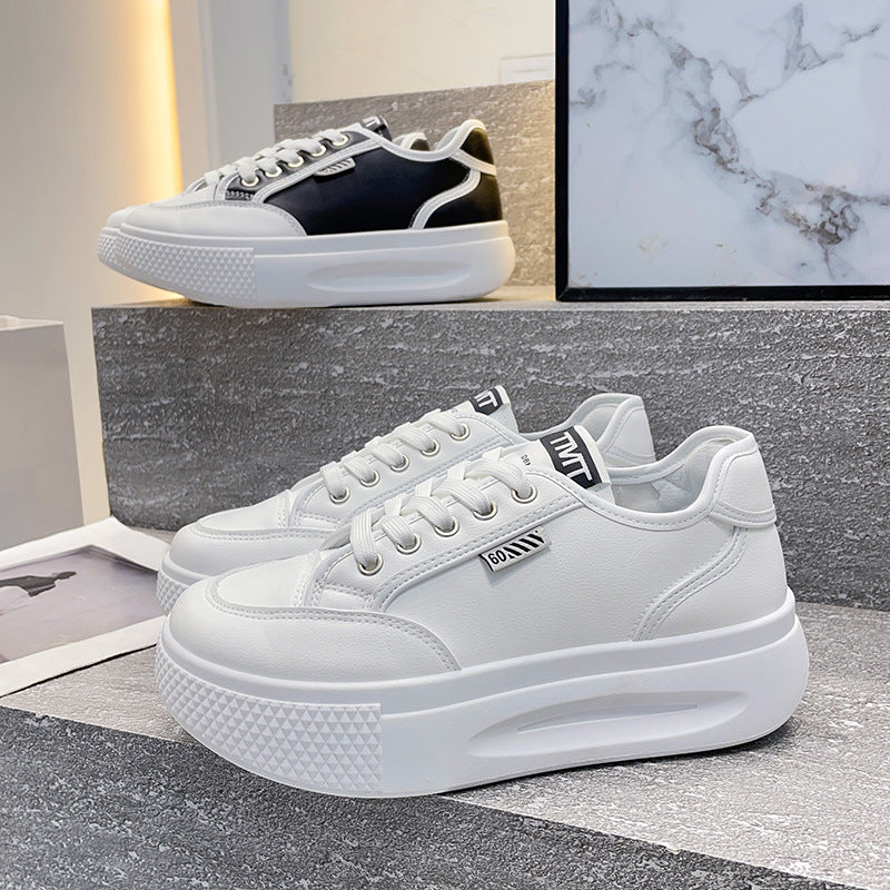 Dame sneakers med tyk sål og trendy design Stilla
