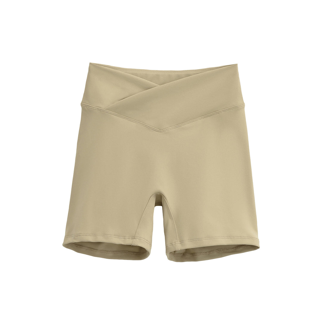 Dame Sporty Højtaljede Shorts med fleksibel pasform og åndbart materiale Stilla