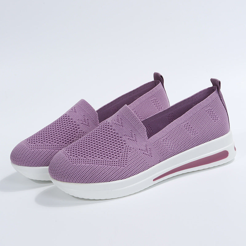 Dame åndbare Slip-On Sneakers med komfortsål Stilla