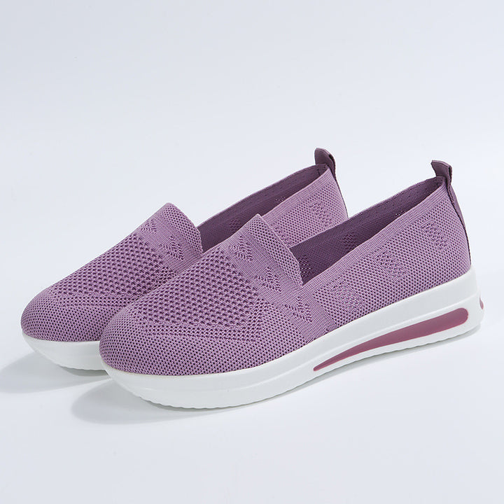 Dame åndbare Slip-On Sneakers med komfortsål Stilla