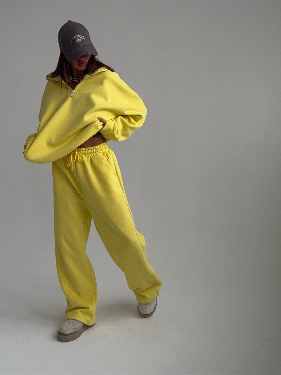 Kvinder casual fleece top og komfortable joggingbukser sæt Skovae