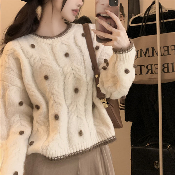 Kvinder Oversized Sweatshirt med Struktur Stilla