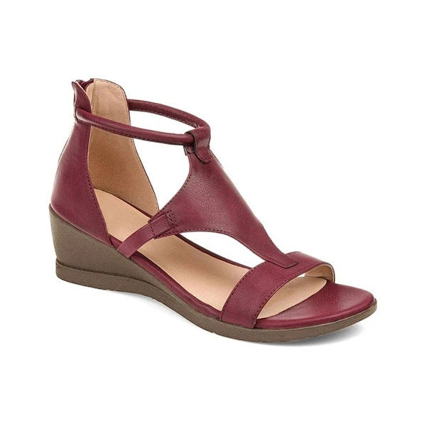 Dame Wedge-sandaler med justerbart remdesign og ergonomisk fodsengdesign Stilla