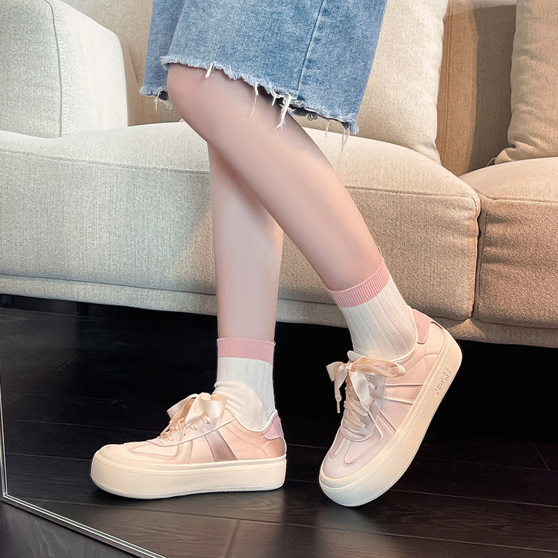 Dame modische Satin Sneakers Stilla