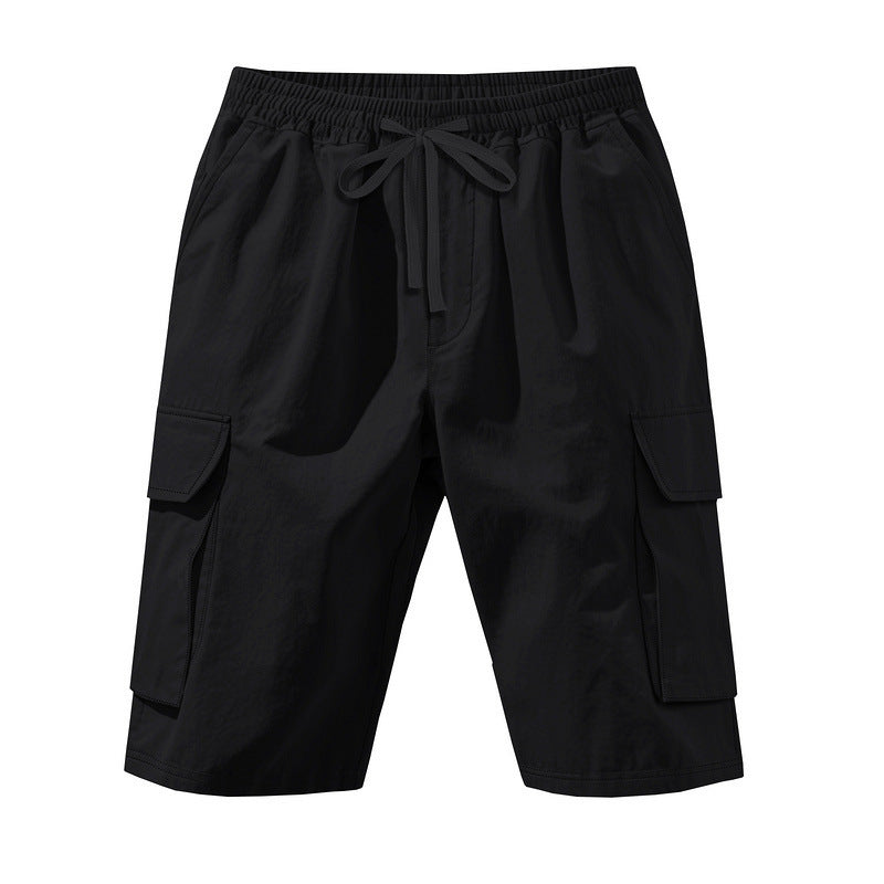 Dame Cargo Shorts med sidelommer og elastisk talje Stilla