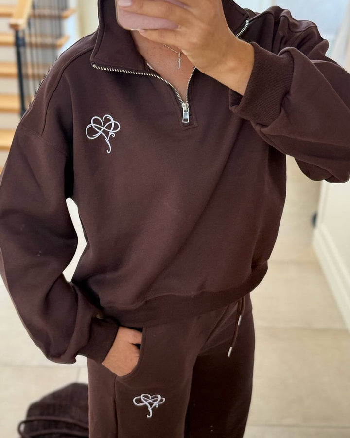 Dame moderigtig sweater med høj krave Stilla
