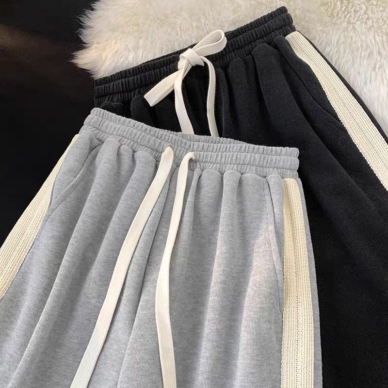 Femme Afslappet Pasform Højtaljede Sportshorts med Snøre Stilla