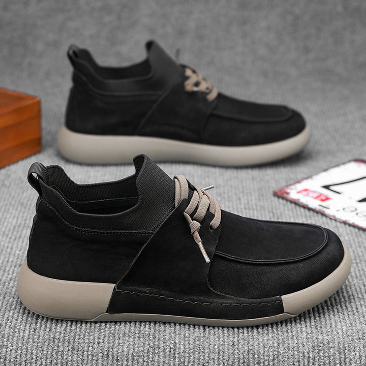 Femme Suede Slip-On Fritid Sneakers Stilla