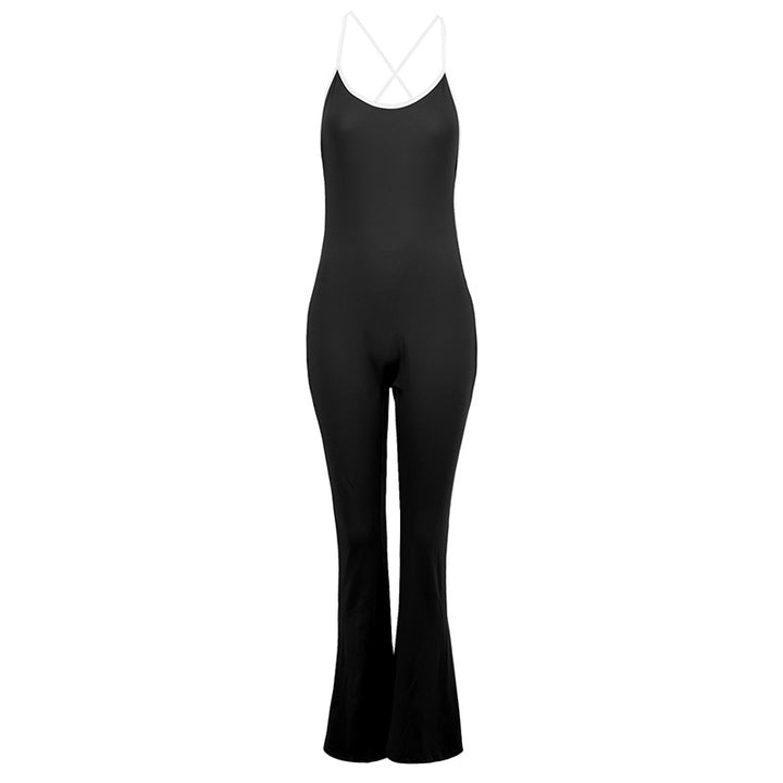 Dame jumpsuit med spaghetti stropper Skovae