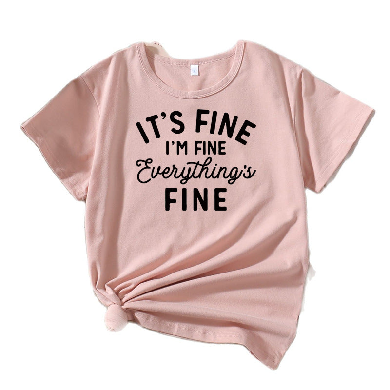 Dame Premium Komfort Statement T-shirt Stilla