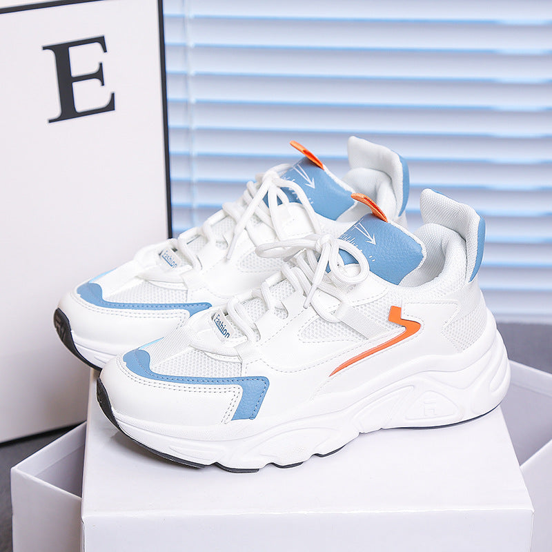 Dame Lettere Løbesneakers med åndbar Mesh-overflade og dæmpende sål Stilla