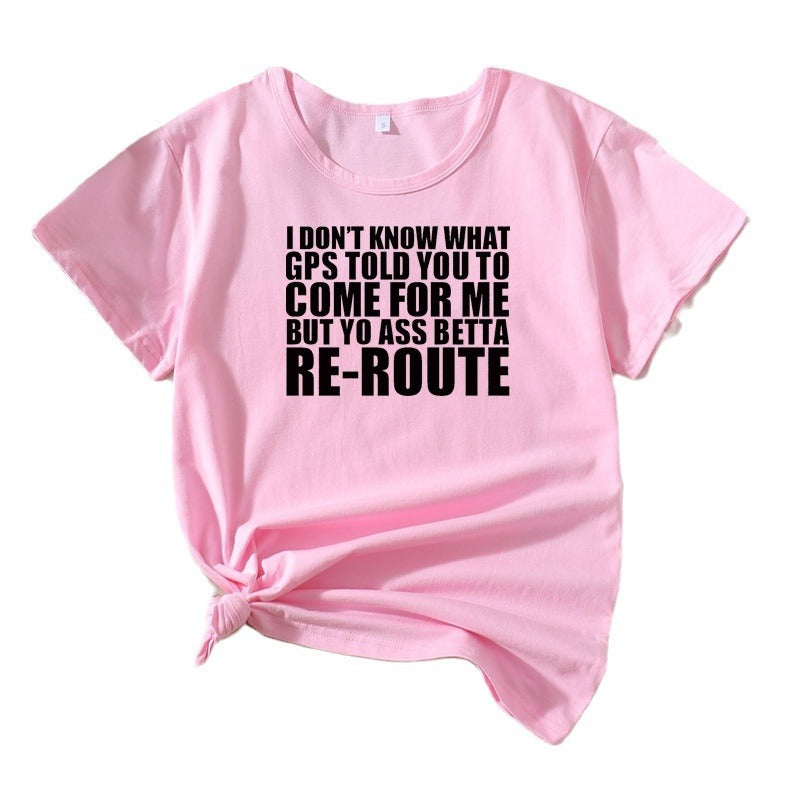 Dame Fritid Sjov Grafik T-shirt Stilla