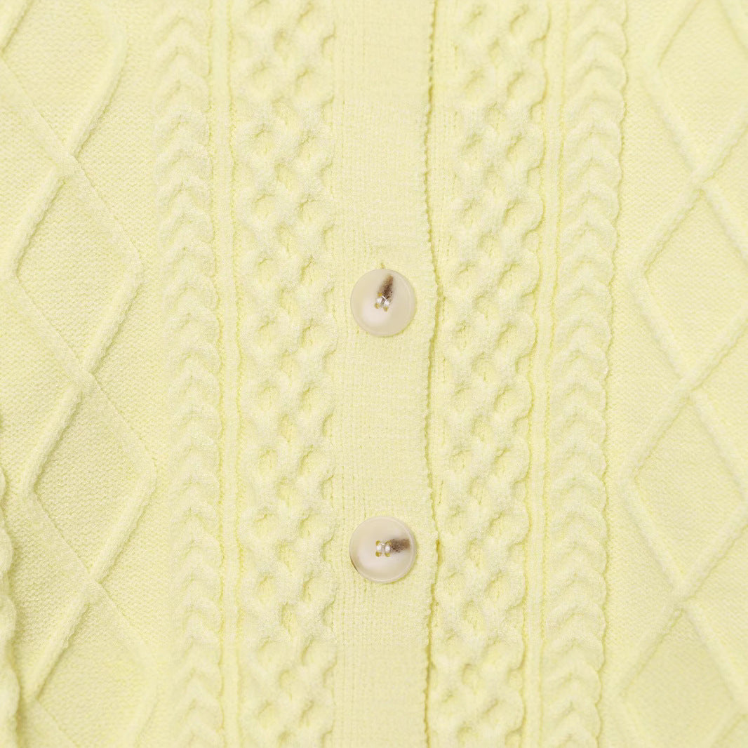 Dame Grovstrik Cardigan Stilla