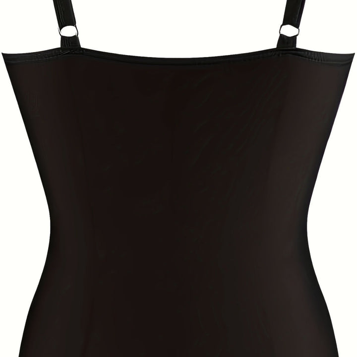 Dame one-piece badesuit med fashionable ruffle detaljer Skovae