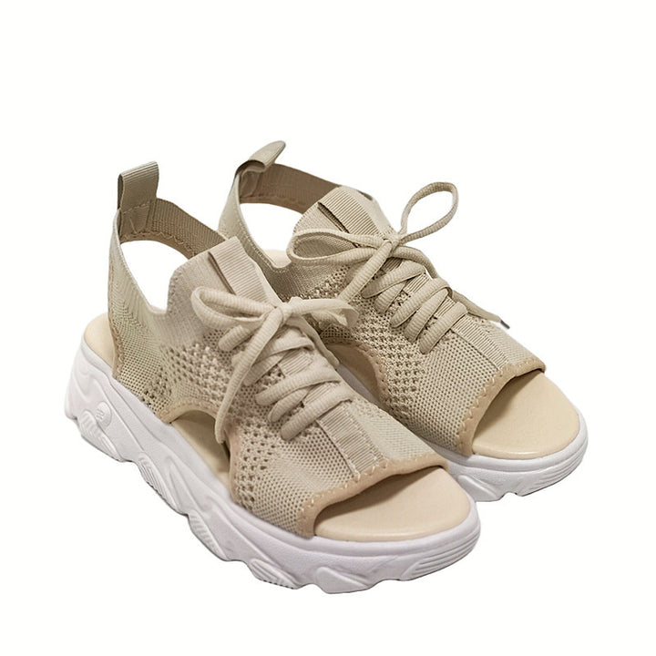 Dame Åndbare Sneakersandaler med fleksibel Sål og komfortabelt Fodbed Stilla