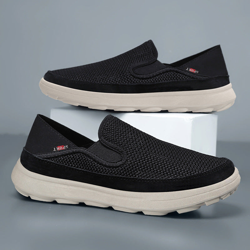 Dame Let Slip-On Åndbare Sneakers med Fleksibelt Mesh-Design Stilla