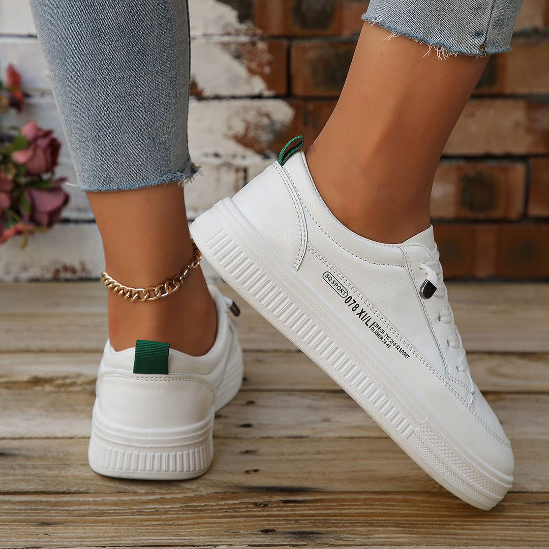 Dame platform-sneakers med blød polstring og moderne design Stilla