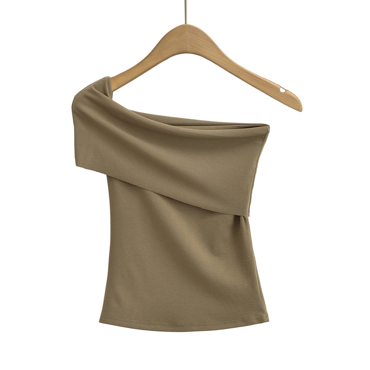 Dame Off-Shoulder Top med raffineret Drapé-design Stilla