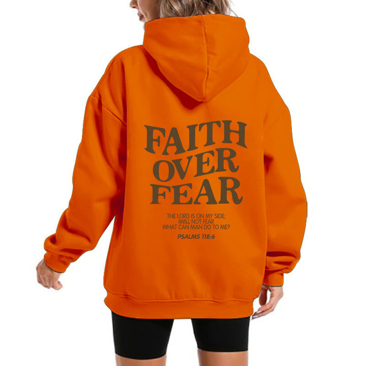 Kvinders hoodie med motiverende tekst og komfortabel pasform Skovae