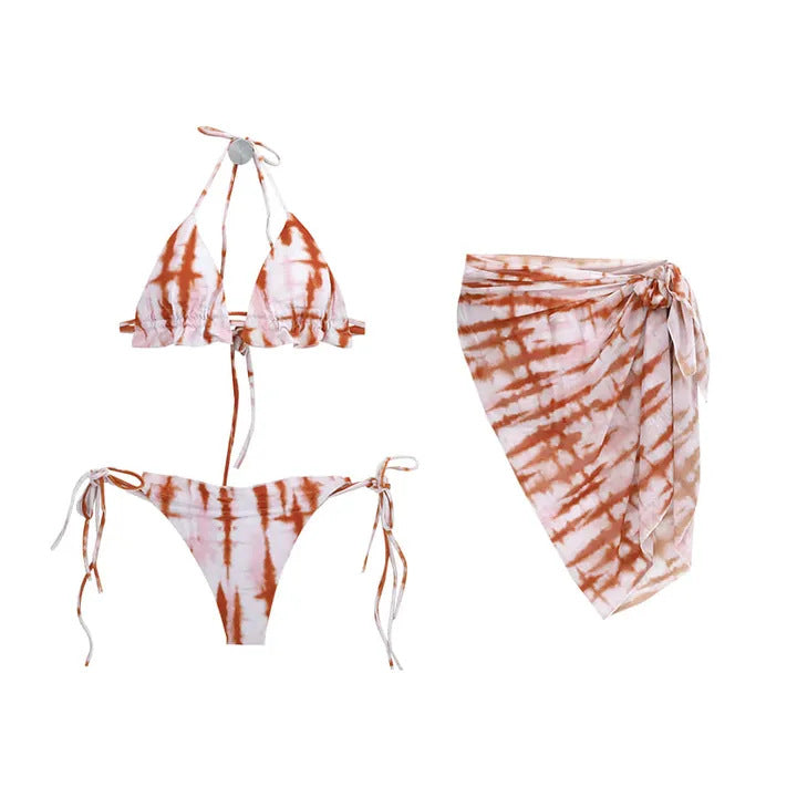 Dame Farverigt Badeoutfit i Boho-stil Stilla
