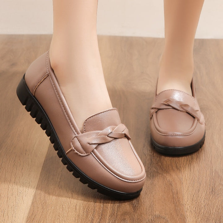 Femme Stilfulde Flettede Slippers Stilla