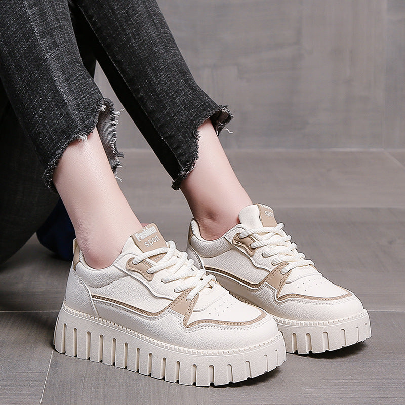 Dame Chunky Sneakers med innovativt såleprofil og moderigtigt overmateriale Stilla