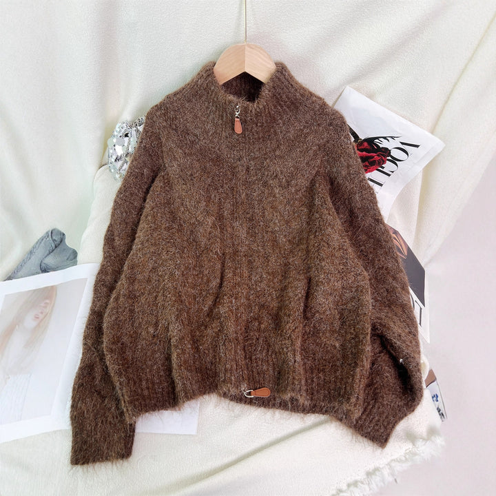Kvinders cardigan med struktureret kabeldesign Stilla