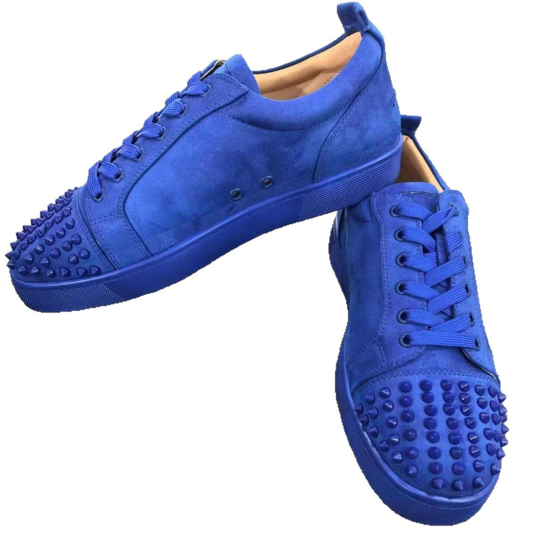 Herren Premium Wildleder Spike Detail Sneaker Stilla