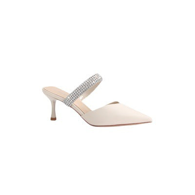 Dame Slingback-pumper med glitrende rem og elegant design Stilla