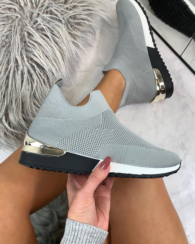 Dame mode Sneakersok med åndbart mesh-overflade Stilla