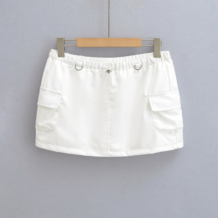 Dame Cargo-shorts med elastisk talje og praktiske sidelommer Stilla