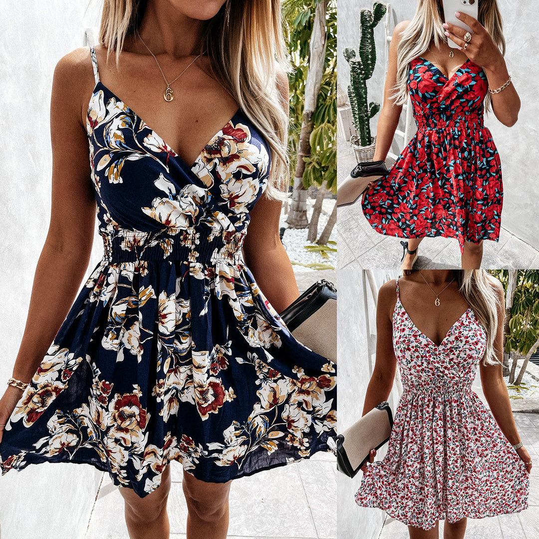 Femme Floral Smocked Sommerkjole Stilla