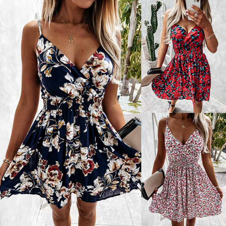 Femme Floral Smocked Sommerkjole Stilla