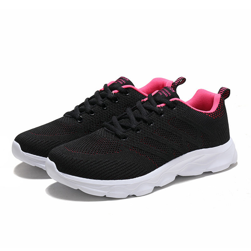 Unisex nan lette åndbare strikkesneakers med dæmpende mellemsål Skovae