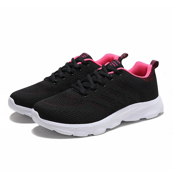 Unisex nan lette åndbare strikkesneakers med dæmpende mellemsål Skovae