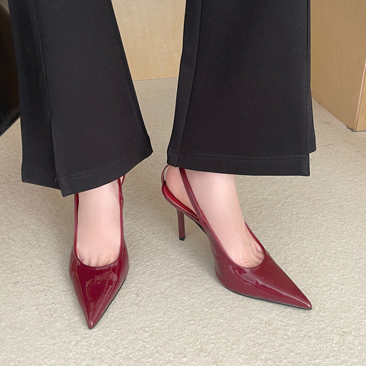 Dame Slingback High Heels med elegant spids snit Stilla