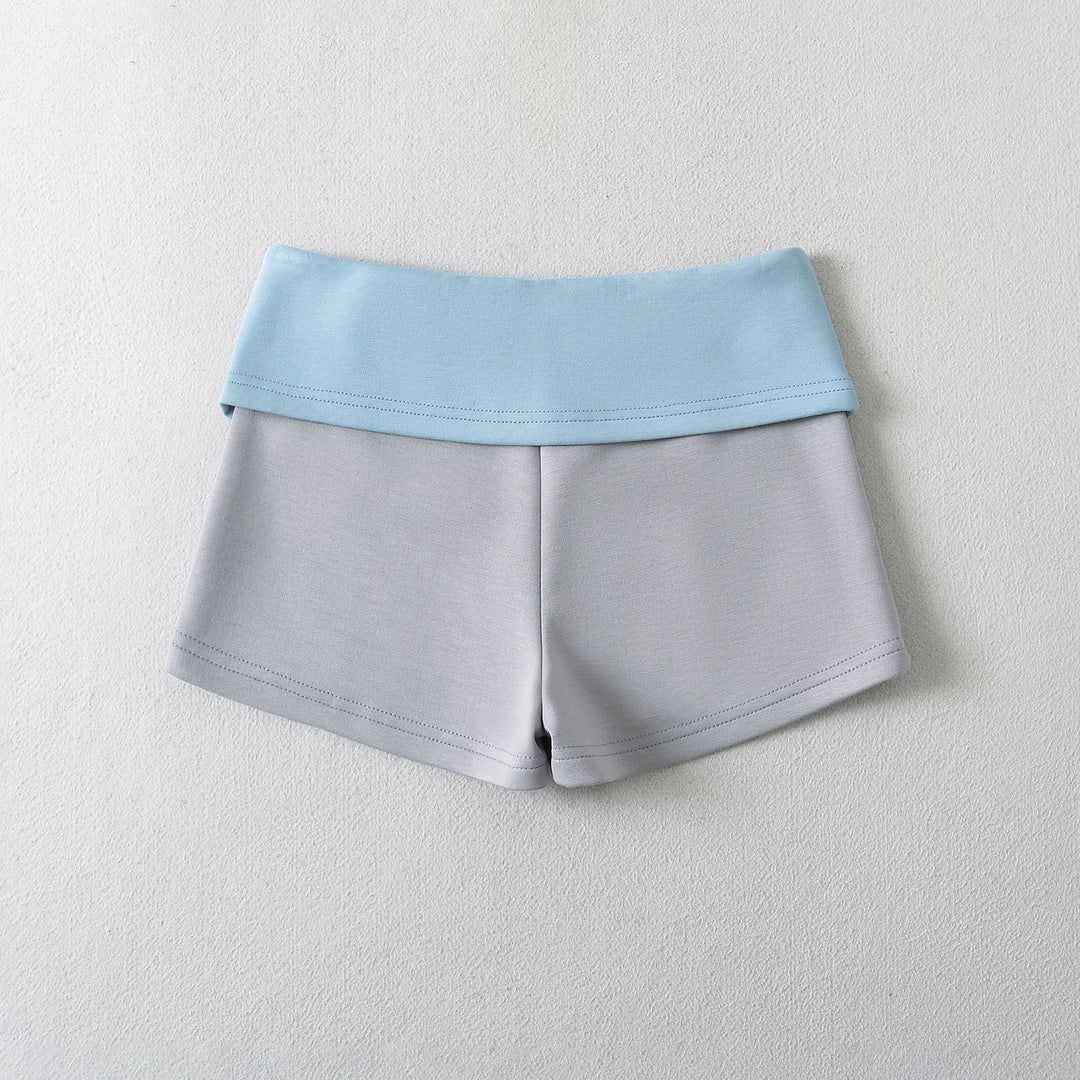 Dame Sporty Shorts med innovativt elastisk taljebånd og knapdetaljer Stilla