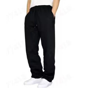 Kvinders komfortable sweatpants med sidelommer og elastisk talje Skovae