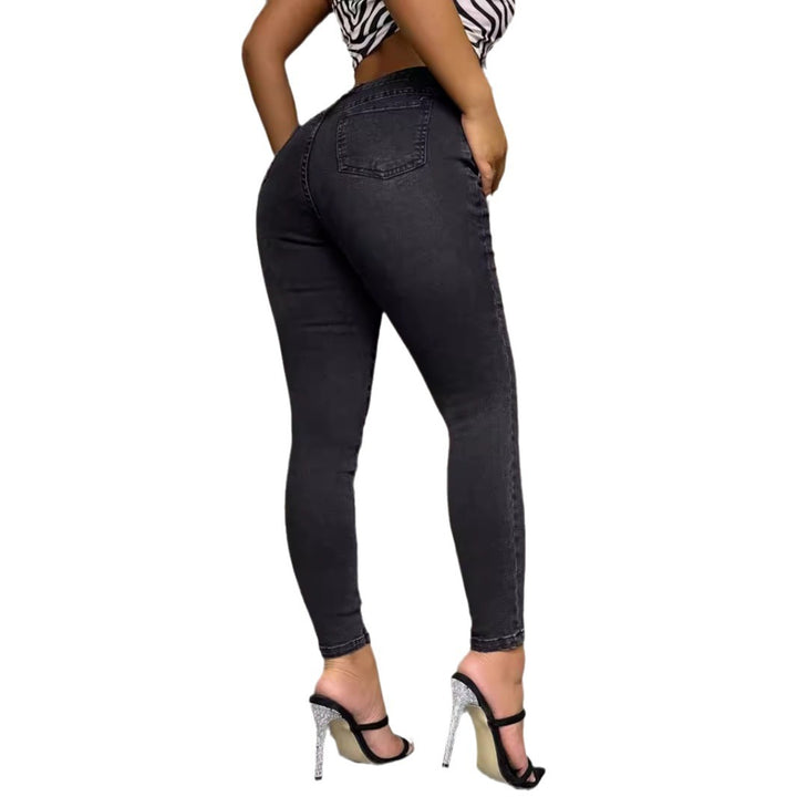 Kvinders Højtaljede Skinny Jeans Stilla