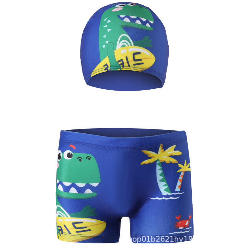 Drenge svømmetøjssæt med glad dinosaurermotiv Skovae